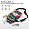 thumbnail image 7 of HELLHERO Heart and Rainbow Pattern Design Double Layer Shoulder Bag for Women, Daily Use, 7 of 7