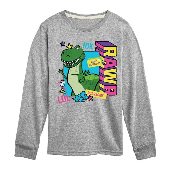 Toy Story 4 - Rex Graphic - Toddler & Youth Long Sleeve Graphic T-Shirt
