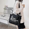 thumbnail image 2 of Women Handbag Designer Laptop Tote Bag Canvas Messenger Shoulder Crossbody Bag, 2 of 4
