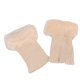 thumbnail image 2 of Qarigey Calentadores de piernas Tejido de ganchillo Faux Trim Flip Calcetines para invierno Cubierta de bota corta Fácil de combinar Puños Toppers Medias Beige Qarigey AP009047-03, 2 of 6