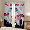 thumbnail image 2 of Erosebridal American Football Curtains 42x90 inch,Sports Curtains Drapes,Football American Football Lovers Blackout Curtains,Sports Themed Window Treatments 2 Panels for Bedroom(Foxborough), 2 of 6