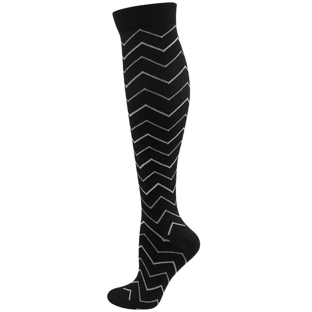 Nouvelles Chaussettes de Compression Hommes Femmes Graduées 20-30 Mmhg Adaptées pour Dème Médical Diabète Varices, Course Chaussettes de Compression