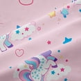 thumbnail image 5 of Erosebridal Kawaii Unicorn Kids Curtains Pack of 2 (42x84 Each),Pink Loves Balloon Blue Stars Print Curtains Blackout For Girls, 5 of 7
