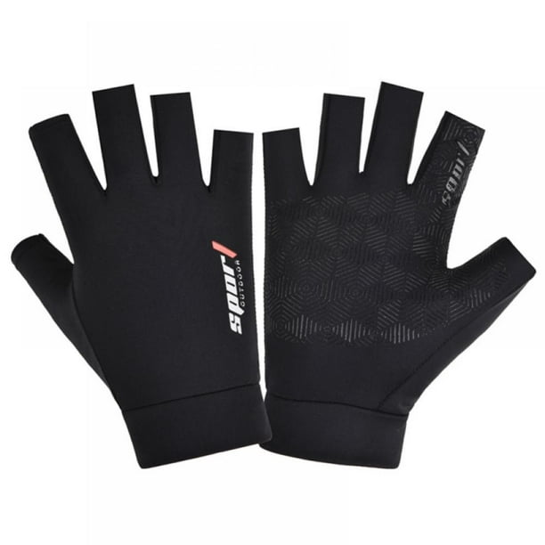Shengshi Sunblock Fingerless Gloves Nonslip UV Protection Driving