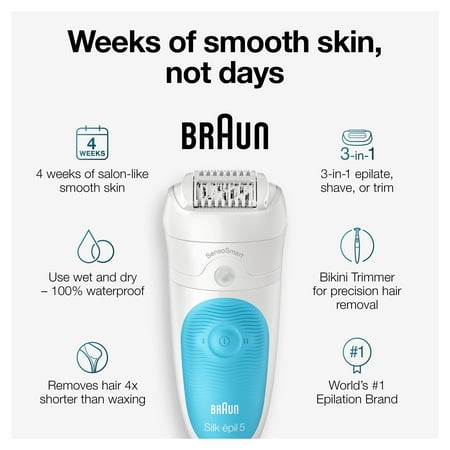 Braun - Silk-épil 5 Epilator - White/Blue