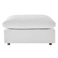thumbnail image 5 of Accent Chair Ottoman, Velvet, White, Modern Contemporary Urban Design, Living Lounge Room Hotel Lobby Hospitality, 5 of 7