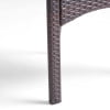 thumbnail image 6 of GDF Studio Feinberg Outdoor Acacia Wood and Wicker 7 Piece Dining Set with Cushion, Teak, Brown, and Cream, 6 of 13