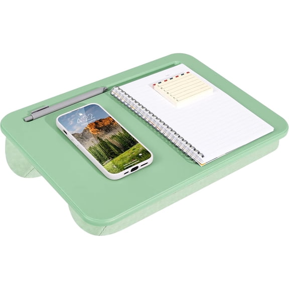 Compact Lap Desk - Fits up to 15 Inch Laptops - Sage Green 
