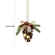 thumbnail image 3 of Fiudx Liquidación De Ofertas Flash Lazo De Campana, Decoración De Árbol De Navidad Natural, Colgante Pequeño, Suministros De Decoración Navideña, 3 of 3