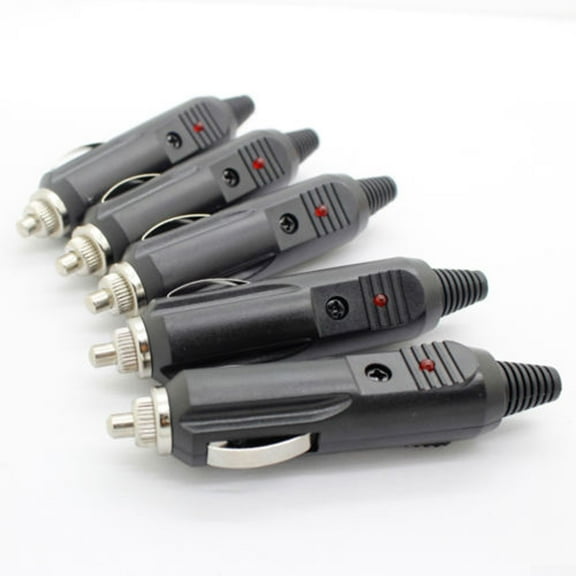5pcs High Power with Indicator Lamp Auto Cigarette Lighter Switching Plugs