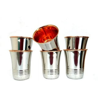 Glass Cup with Glass Straw 201ml, Premium Handmade Clear Fruit