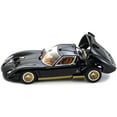 thumbnail image 3 of Lamborghini Miura SVR Black with Gold Accents and Wheels 1/43 Diecast Model Car by Kyosho, 3 of 5