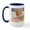 White/Navy Inside, variant on CafePress - Lop Eared Bunny Mug (Large) - 15 oz Ceramic Large White Novelty Mug