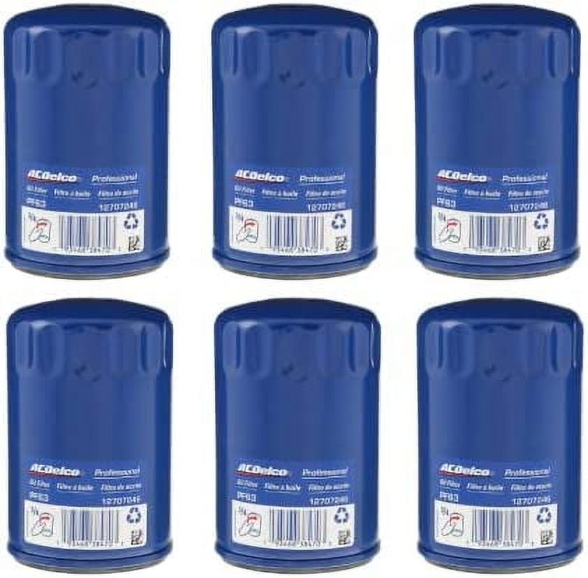 ACDelco #PF63F Professional Engine Oil Filter Fits select: 2014-2023 CHEVROLET SILVERADO, 2011-2023 FORD F150