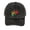 Washed-Black, variant on Adult Colorful Fish Embroidery Washed Cap, Casual Versatile Vintage Soft Top Baseball Cap