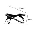 thumbnail image 2 of 10 Clips Clip Microphone Amovible Clip Mini Microphone Clip Microphone de Rechange Clip Fixe pour Support de Microphone S'Adapte à des Cordons de 3,5 Mm, 2 of 5