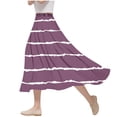 thumbnail image 1 of Jupes pour Femmes, Jupes d'Été pour Femmes, Jupe Décontractée à Fleurs Imprimées, Jupe Élastique à la Taille, Jupe pour Femmes, Jupes d'Été pour Femmes, 1 of 6