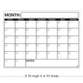 Whiteboard Rewritable Calendar Sticker Set Weekly And Monthly Schedule