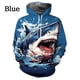 thumbnail image 5 of Sudadera con capucha con estampado 3D de tiburón, sudadera informal divertida con animales para hombres y niños, sudaderas holgadas de gran tamaño con gráficos, ropa de calle, 5 of 5