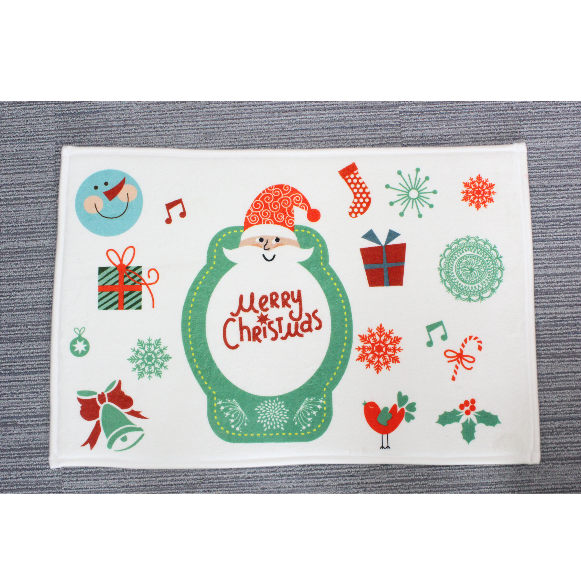 Santa Claus Christmas Tree Rug Carpet Living Room D cor