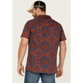 thumbnail image 4 of Pendleton Men's Hula Girl Tropical Print Short Sleeve Button-Down Western Shirt Red X-Large, 4 of 4