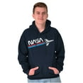 thumbnail image 5 of NASA Worm Logo American Space Shuttle Hoodie Sweatshirt Women Men Brisco Brands S, 5 of 6
