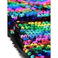 thumbnail image 6 of INSPIRE CHIC Women's Sequin Spaghetti Strap Crop Camisole Tank Tops L Multicolor, 6 of 7
