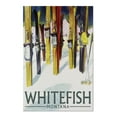 thumbnail image 2 of Whitefish, Montana, Colorful Skis (19x27 inches, Premium 500 Piece Jigsaw Puzzle for Adults and Family, Made in USA), 2 of 4