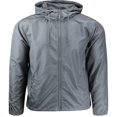thumbnail image 1 of ShirtBANC Men‘s Windbreaker Jacket Hooded Lightweight Water Resistant Raincoat, 1 of 5
