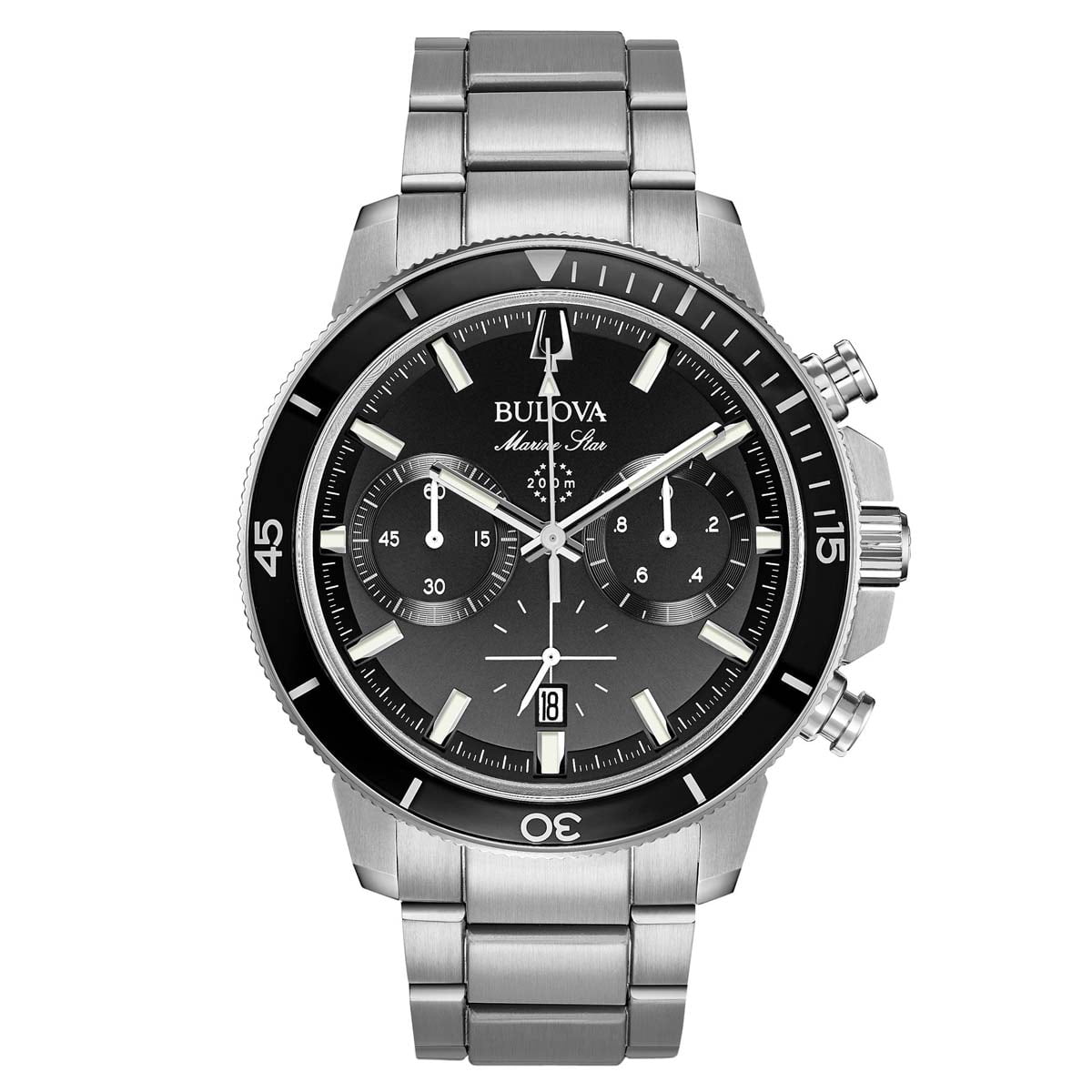 Bulova クロノグラフ 腕時計 ブラック 楽天市場】クロノグラフ（ブランドブローバ）（メンズ腕時計