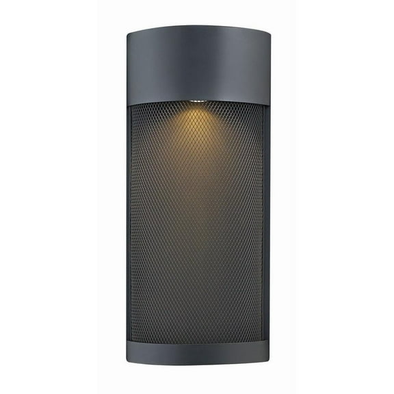 17.25 inch 1 Light Medium Outdoor Wall Lantern in Modern-Industrial Style 7.5 inches Wide By 17.25 inches High-Black Finish-Incandescent Lamping Type