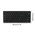 thumbnail image 2 of Klonfd Compact Wireless Portable Keyboard With Rechargeable Battery Slim For Travel And Home, 2 of 5