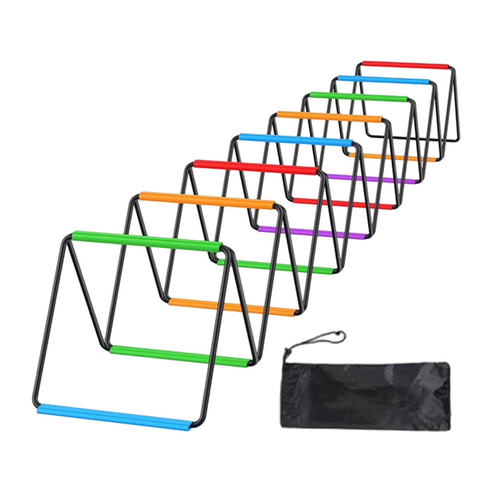 QccHieUs Agility Ladder Agility Training Equipment Folding Easy Setup Adjustable Football 16 Grids