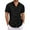 N14-Black, variant on NAFUU Fashion Mens Shirts Top Men's Casual Shirt Short Sleeve Relaxed Fit Button Down Shirt Comfortable Solid Color Summer Tops Daily Wear Work Collared Shirts