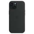 thumbnail image 1 of Funda de silicona antiarañazos compatible con MagSafe para iPhone 15, 1 of 3