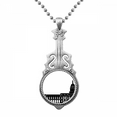 thumbnail image 1 of Dublin Landmark Building Skylines Ireland Pendant Jewelry Music Guitar Torque Hangtag, 1 of 3