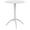 White, variant on Compamia Octopus Round Patio Bistro Table, Commercial Grade