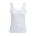 thumbnail image 4 of MEZZALL Women Lace Tank Tops Summer Solid Color Round Neck Casual Sleeveless Shirt Blouse For Daily Wear Trendy Female Camisole, 4 of 4