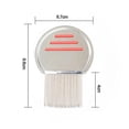 thumbnail image 5 of Stainless Steel Lice Comb, Metal Nit Comb, Safely Removes Lice, 5 of 5