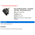 thumbnail image 2 of Rear Left Wheel Cylinder - Compatible with 2000 - 2002 Hyundai Accent 2001, 2 of 2