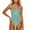 Green, variant on Women's Fashion Letter Printed Swimwear Sexy Bikini Backless Sleeveless Swimsuit