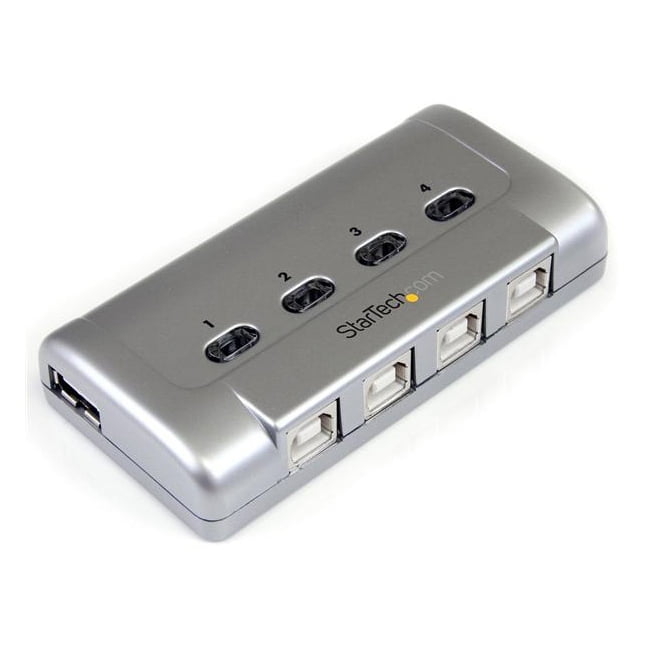 StarTech 4to1 USB 2.0 Peripheral Sharing Switch 4 x Type B Female