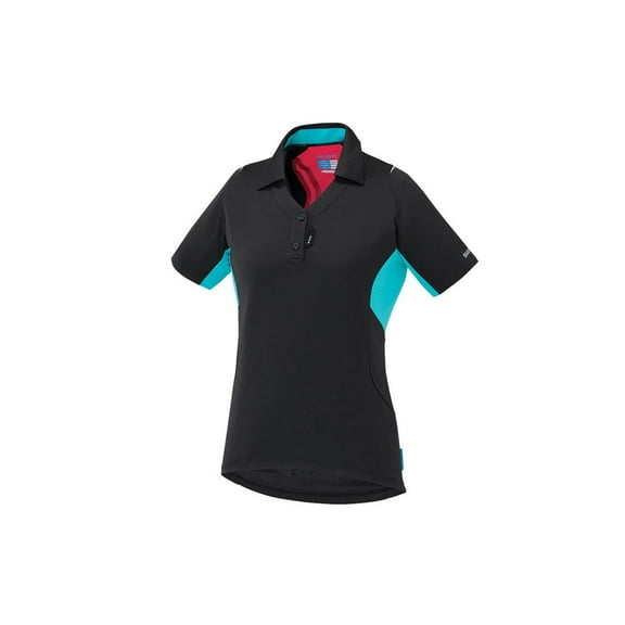 Shimano Women's Cycling Bike Polo Jersey (Medium, Black)