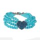thumbnail image 1 of New Puppy Dog Choker Rhinestone Heart Four Rows Pearls Dogs Necklace Collar Shiny Cat Collar Jewellery Pet Supplies ShopWise Round, 1 of 10