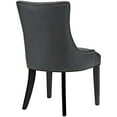thumbnail image 2 of Modern Contemporary Urban Design Dining Kitchen Room Side Chair, Set of Four, Faux Vinyl Leather Nail Rivet, Black, 2 of 4
