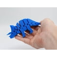 thumbnail image 4 of Clever Contraption Friendly Fidget Triceratops | Flat Articulating Sensory Dino for and Adults, 4 of 9