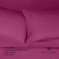 thumbnail image 2 of Juego de sábanas Sweet Home Collection 1500 Supreme King Purple, 2 of 7