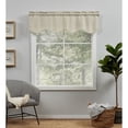 thumbnail image 1 of Exclusive Home Curtains EH8472-04-1-16R Loha Light Filtering Rod Pocket Scalloped Valance, 54X16, Natural, 1 of 5