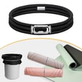 thumbnail image 1 of Elodie Trash Can Rubber Band Adjustable Garbage Can Band for Office Tablecloth Yard black 140cm, 1 of 8