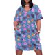 thumbnail image 2 of Happy axolotl - blue Loose Pocket Dress elegant guest wedding dress womans clothing, 2 of 7